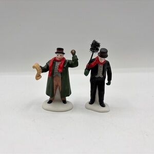 Department 56 1990 Vintage Heritage Village Town Crier & Chimney Sweep 5569-7